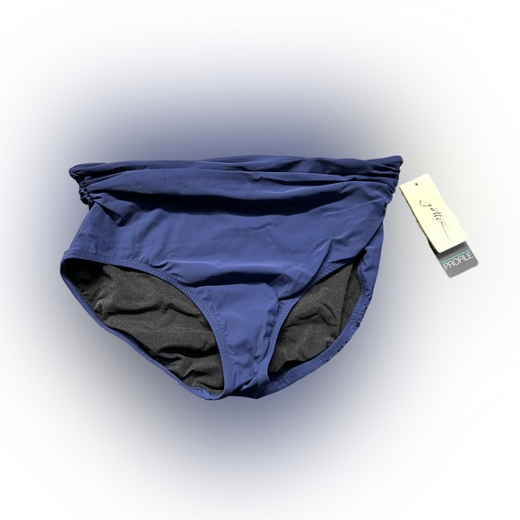 PROFILE BY GOTTEX plus size 16 tutti fruit to blue swim bottoms ETT1P55 NWT - Picture 2 of 4